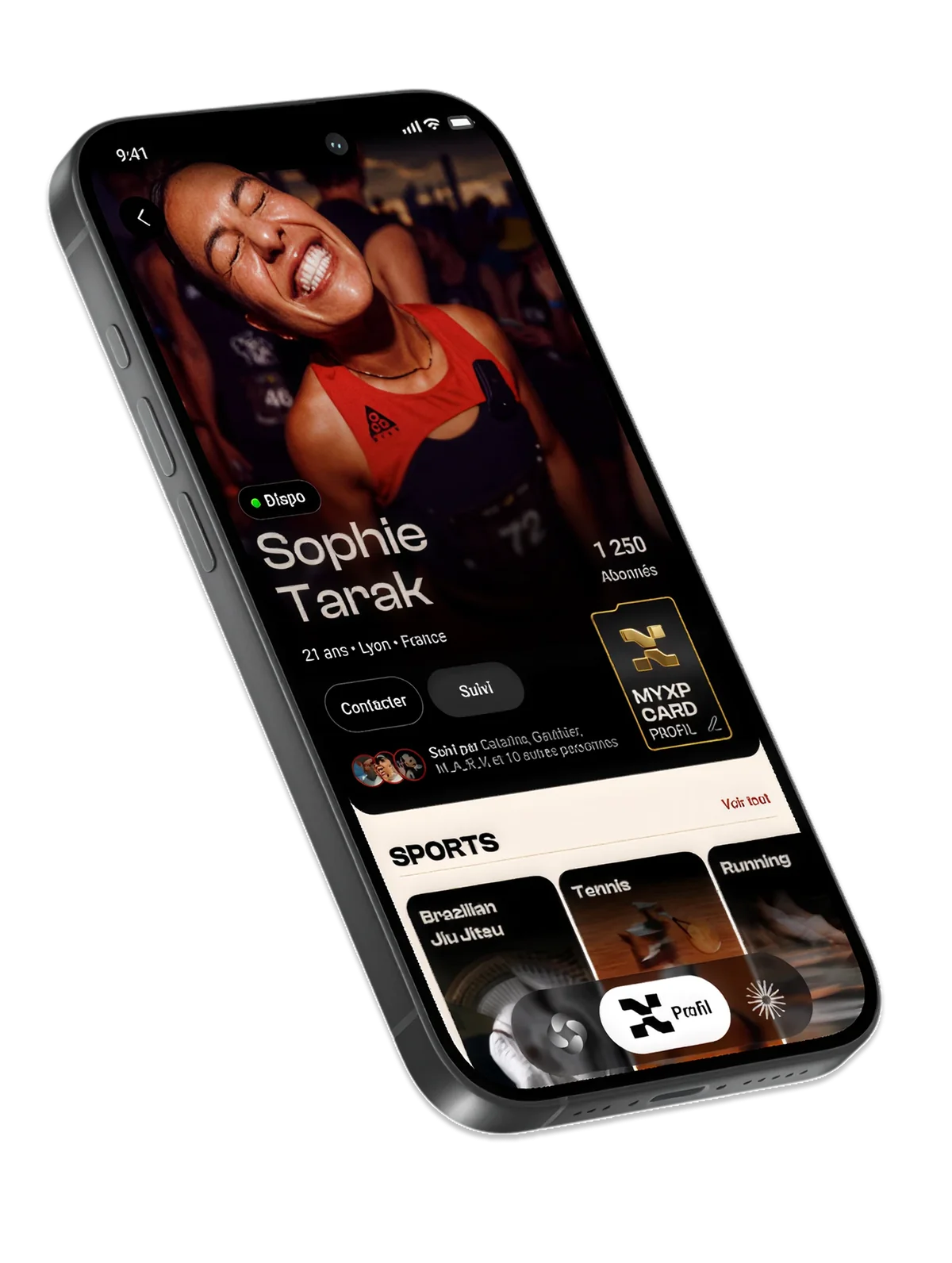 myXP — profil Sophie Tarak